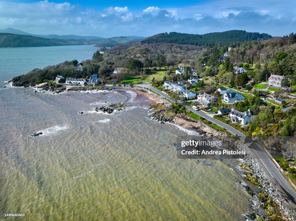Rockcliffe village in southern Scotland