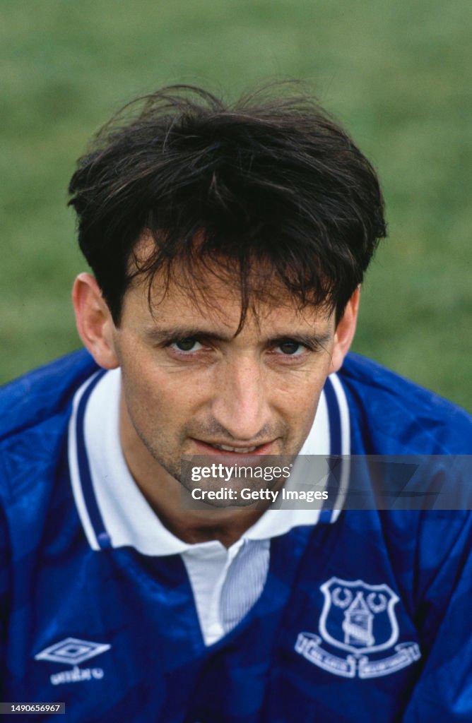 Nevin Everton winger Pat Nevin pictured circa 1991 in Liverpool, United ...