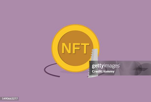 nft project rug pulls - crypto scam stock illustrations