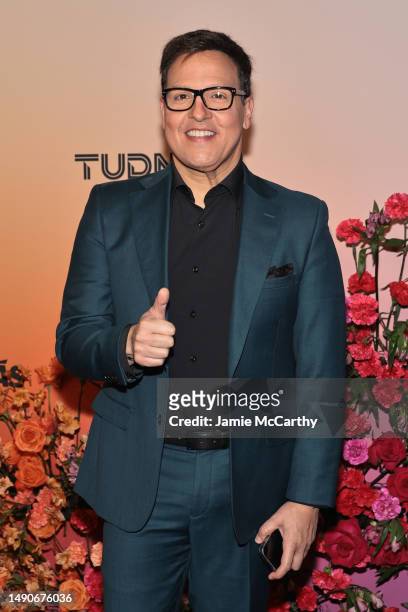 Raúl González attends the 2023 TelevisaUnivision Upfront at Pier 36 on May 16, 2023 in New York City.