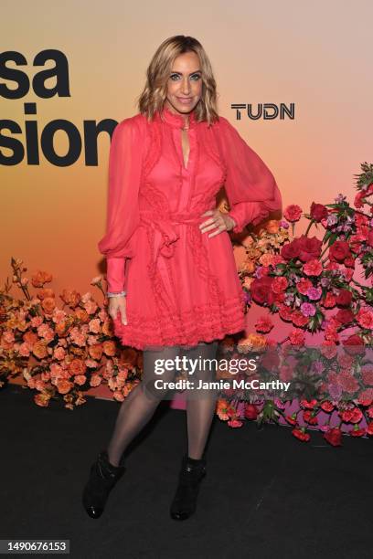 Lili Estefan attends the 2023 TelevisaUnivision Upfront at Pier 36 on May 16, 2023 in New York City.