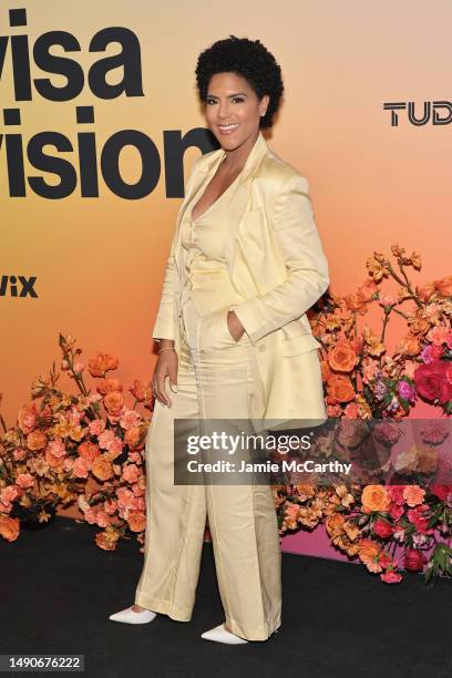 Francisca Lachapel attends the 2023 TelevisaUnivision Upfront at Pier 36 on May 16, 2023 in New York City.