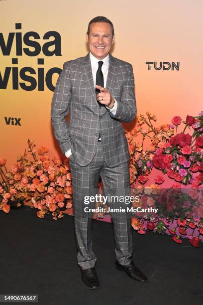 Alan Tacher attends the 2023 TelevisaUnivision Upfront at Pier 36 on May 16, 2023 in New York City.