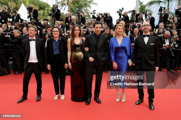 Members of the Camera d’Or Jury Nicolas Marcadé, Nathalie Durand, President of the Jury Anaïs Demoustier, Raphaël Personnaz, Sophie Frilley and...