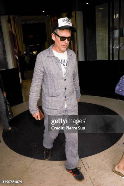 Ethan Hawke is seen at Hotel Le Majestic during the 76th Cannes film festival on May 16, 2023 in Cannes, France.