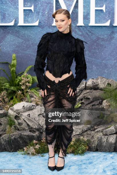 Jessica Alexander attends the UK Premiere of "The Little Mermaid" at Odeon Luxe Leicester Square on May 15, 2023 in London, England.