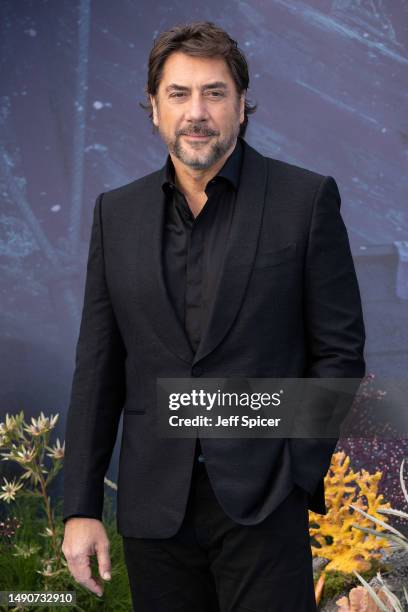 Javier Bardem attends the UK Premiere of "The Little Mermaid" at Odeon Luxe Leicester Square on May 15, 2023 in London, England.
