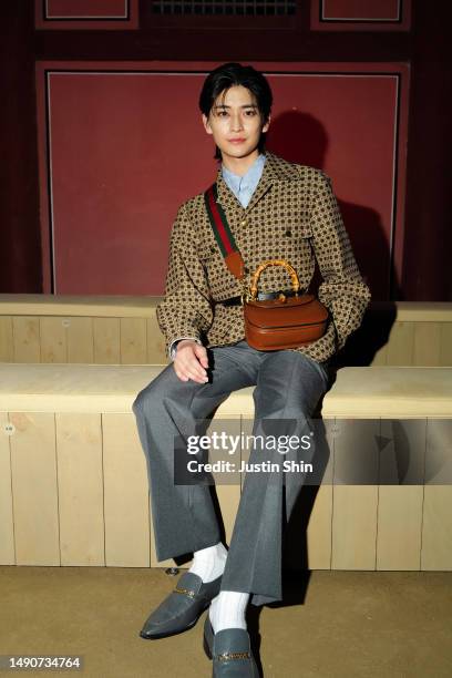 Fumiya Takahashi attends the Gucci Seoul Cruise 2024 fashion show at Gyeongbokgung Palace on May 16, 2023 in Seoul, South Korea.