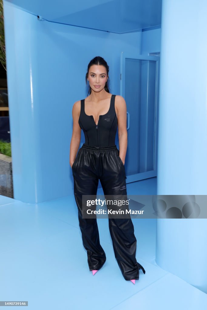 Skims Rockefeller Kim Kardashian visits the Skims Summer Pop-Up Shop in the Channel ...