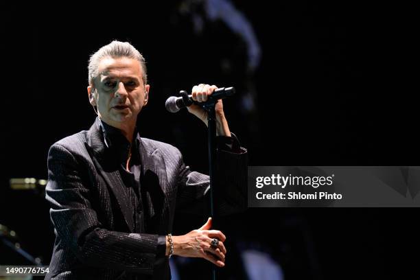 Dave Gahan of Depeche Mode performs at Ziggo Dome on May 16, 2023 in Amsterdam, Netherlands.