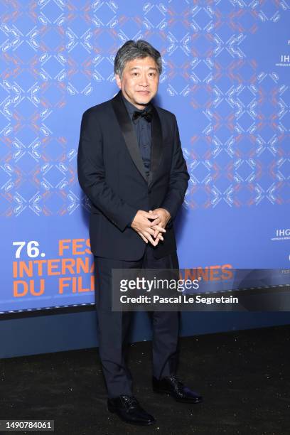 Hirokazu Koreeda attends the opening ceremony gala dinner at the 76th annual Cannes film festival at Carlton Hotel on May 16, 2023 in Cannes, France.