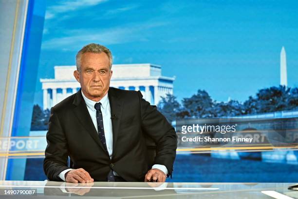 Robert F. Kennedy Jr. Visits "Special Report with Bret Baier" at FOX News D.C. Bureau on May 16, 2023 in Washington, DC.