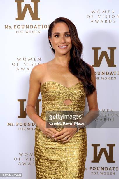Meghan, The Duchess of Sussex attends the Ms. Foundation Women of Vision Awards: Celebrating Generations of Progress & Power at Ziegfeld Ballroom on...
