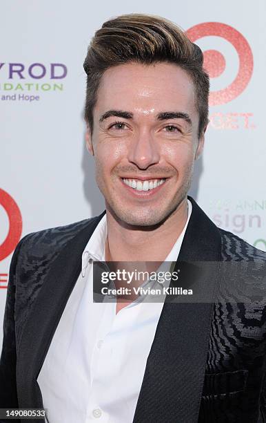 Dancer Zack Benitez attends HollyRod Foundation's 14th Annual Design Care on July 21, 2012 in Malibu, California.