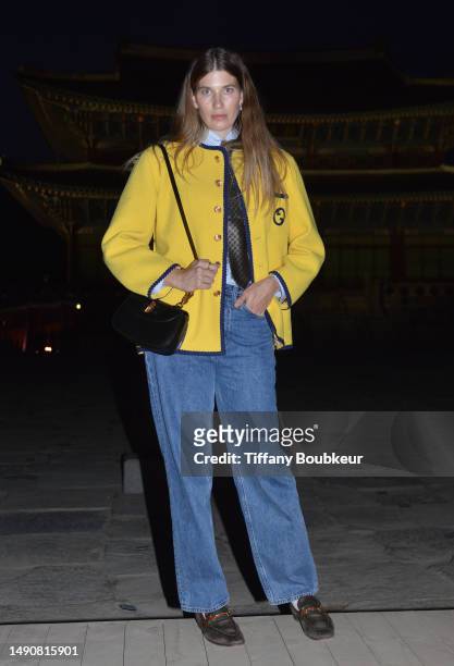 Veronika Heilbrunner attends the Gucci Seoul Cruise 2024 fashion show at Gyeongbokgung Palace on May 16, 2023 in Seoul, South Korea.