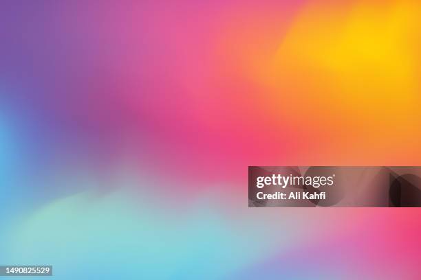 abstract dynamic colors blend gradient background - femininity stock illustrations