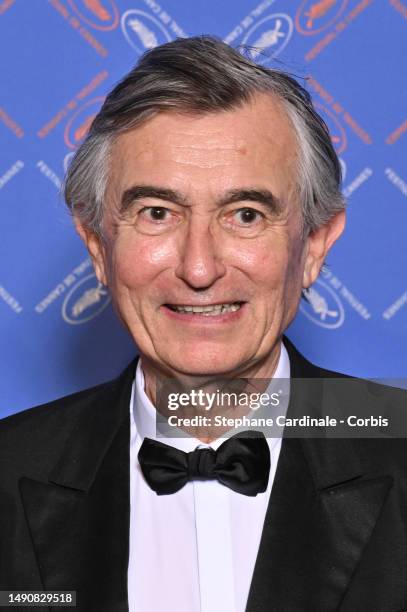 Philippe Douste-Blazy attends the opening ceremony gala dinner at the 76th annual Cannes film festival at Carlton Hotel on May 16, 2023 in Cannes,...