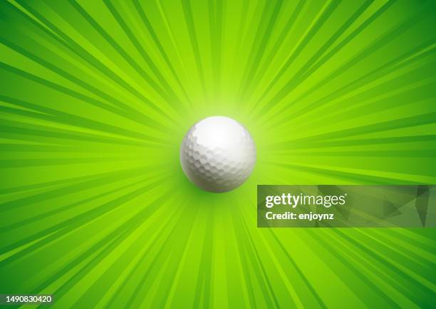 illustrations, cliparts, dessins animés et icônes de explosion vectorielle de l’affiche de golf verte - starburst