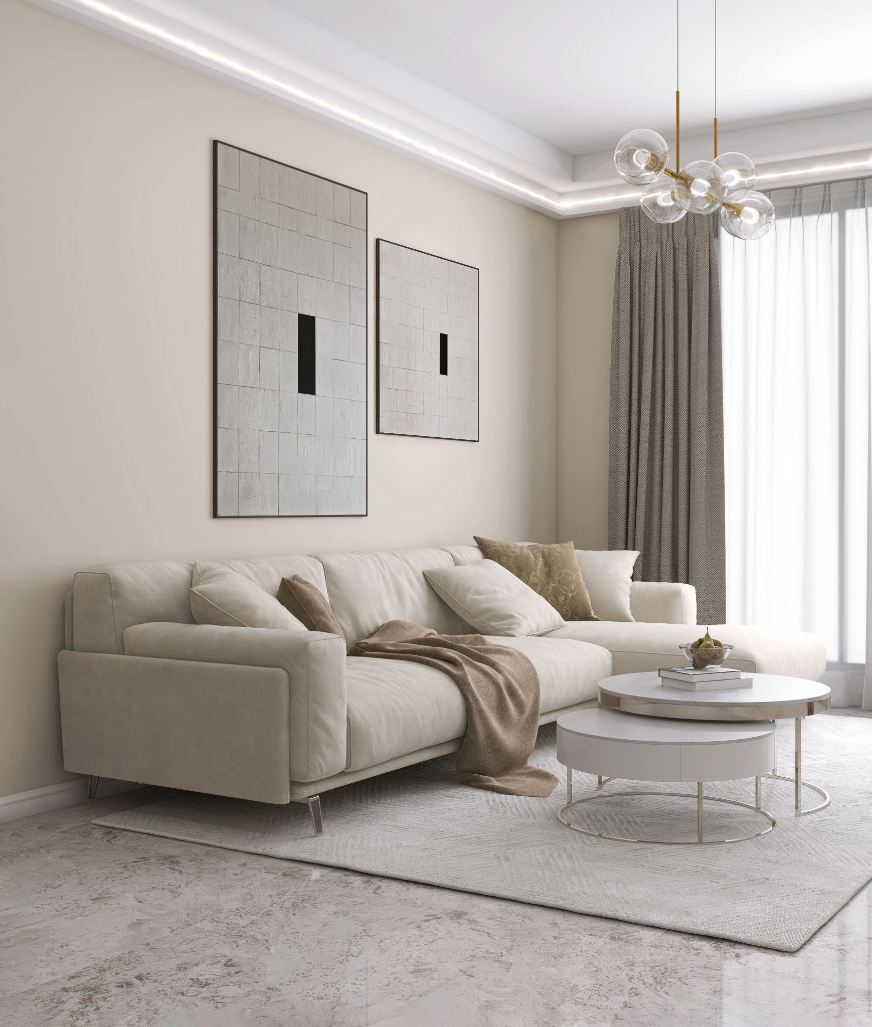 layered drapes
