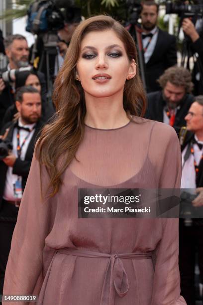 Valery Kaufman attends the "Jeanne du Barry" Screening & opening ceremony red carpet at the 76th annual Cannes film festival at Palais des Festivals...