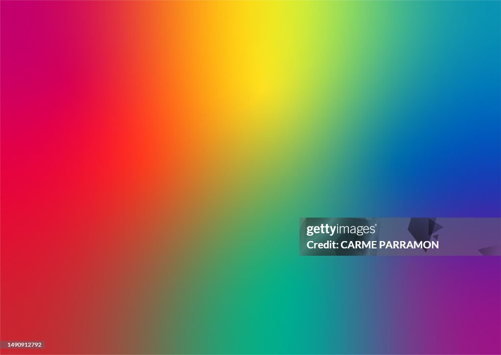 Stolze Farben mit Farbverlauf. LGBTQIA. Regenbogenfarben