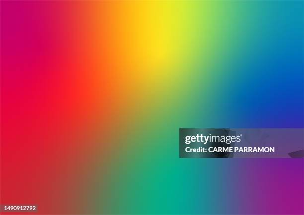 gradient pride colors. lgbtqia. rainbow colors - rainbow stock illustrations