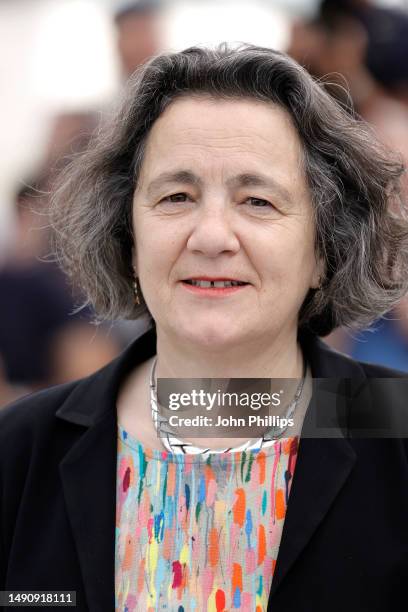 Member of the Jury, Nathalie Durand attends the photocall for the Camera D'Or Jury at the 76th annual Cannes film festival at Palais des Festivals on...