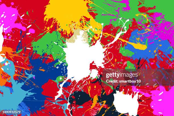 abstract paint splash background - vintage illustration medical spray stock illustrations