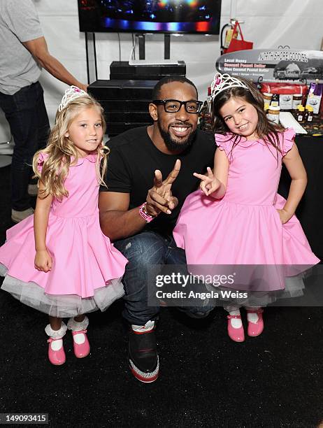 Rosie, actor tWitch and Sophia Grace Brownlee attend day 2 of Backstage Creations Celebrity Retreat at Teen Choice 2012 at Gibson Amphitheatre on...