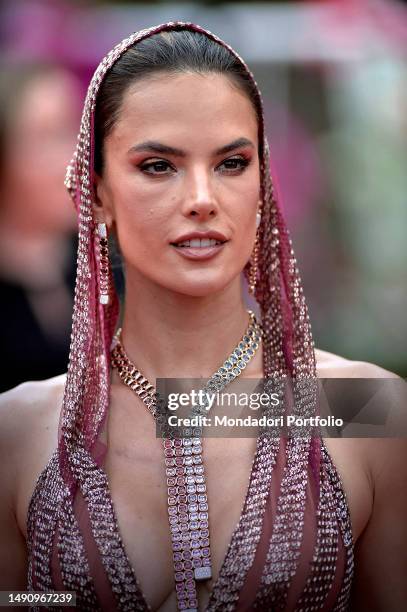 Brazilian supermodel Alessandra Ambrosio at Cannes Film Festival 2023. Opening ceremony and red carpet of film Jeanne du Barry. Cannes , May 16th,...
