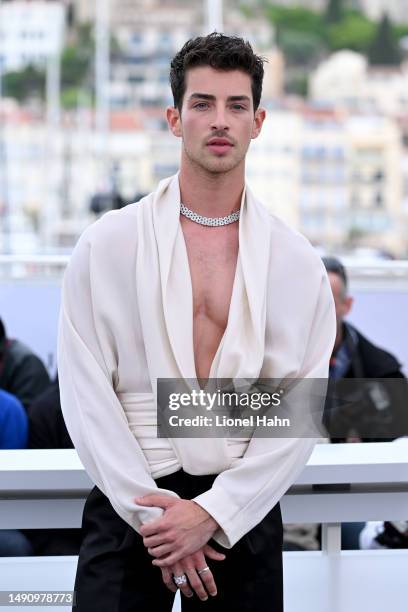 Manuel Rios attends the "Strange Way Of Life" photocall at the 76th annual Cannes film festival at Palais des Festivals on May 17, 2023 in Cannes,...