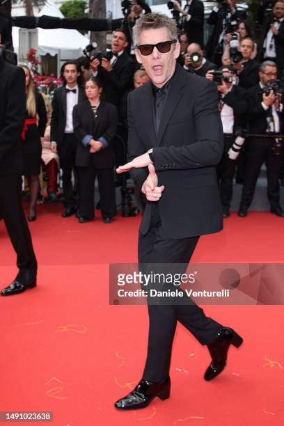 Ethan Hawke attends the "Monster" red carpet during the 76th annual Cannes film festival at Palais des Festivals on May 17, 2023 in Cannes, France.