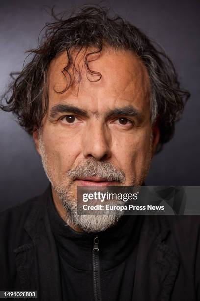 Film director Alejandro Gonzalez Iñarritu poses for Europa Press, at the Fundacion Casa de Mexico en España, on 17 May, 2023 in Madrid, Spain....