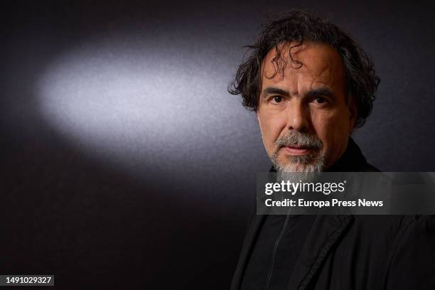 Film director Alejandro Gonzalez Iñarritu poses for Europa Press, at the Fundacion Casa de Mexico en España, on 17 May, 2023 in Madrid, Spain....