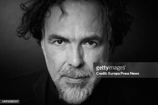Film director Alejandro Gonzalez Iñarritu poses for Europa Press, at the Fundacion Casa de Mexico en España, on 17 May, 2023 in Madrid, Spain....