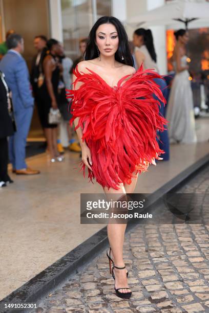 Jessica Wang is seen at the Hotel Martinez during the 76th Cannes film festival on May 17, 2023 in Cannes, France.