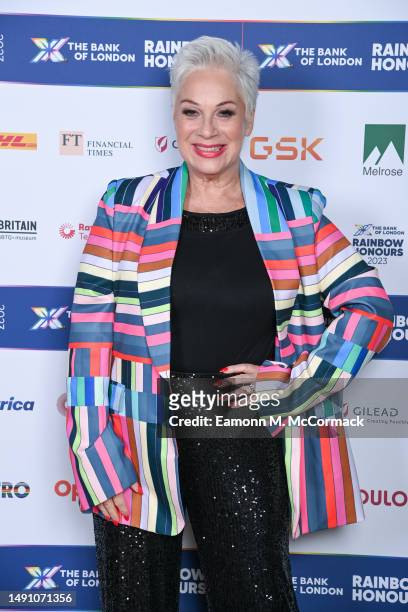 Denise Welch attends the Rainbow Honours 2023 at Natural History Museum on May 17, 2023 in London, England.