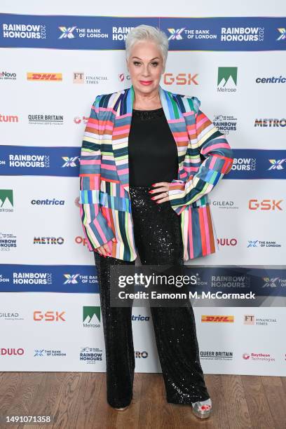 Denise Welch attends the Rainbow Honours 2023 at Natural History Museum on May 17, 2023 in London, England.