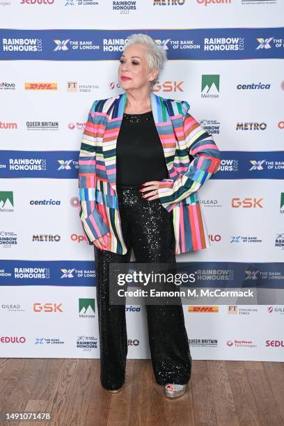 Denise Welch attends the Rainbow Honours 2023 at Natural History Museum on May 17, 2023 in London, England.