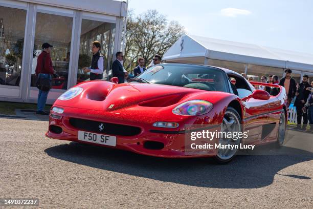 The Ferrari F50 at Salon Prive London, held at the Royal Chelsea Hospital. This is Salon Prive's first event held in London, with many manufactures...