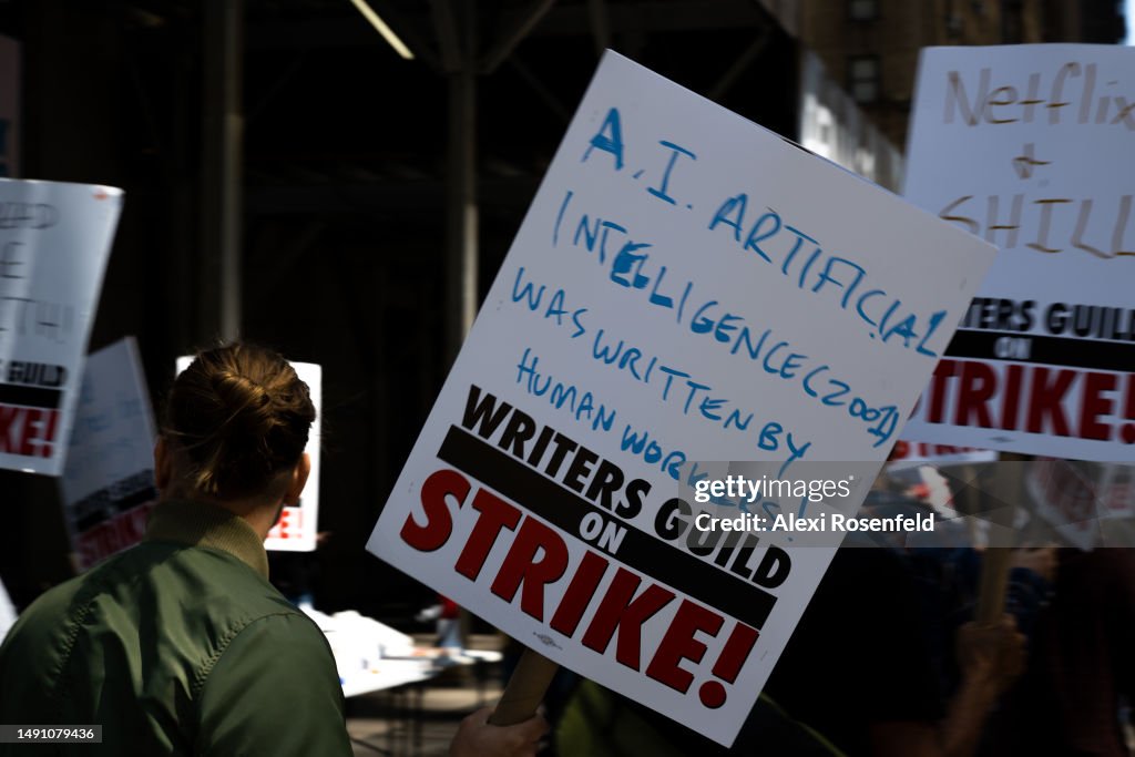 WGA Strike Continues In New York City