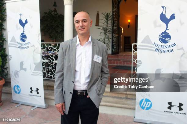 Tottenham Hotspur Chairman Daniel Levy attends the Tottenham Hotspur and LA Galaxy reception held at the British Consul Generals residence on July...