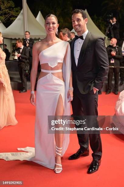 Iris Mittenaere and Diego El Glaoui attend the "Le Retour