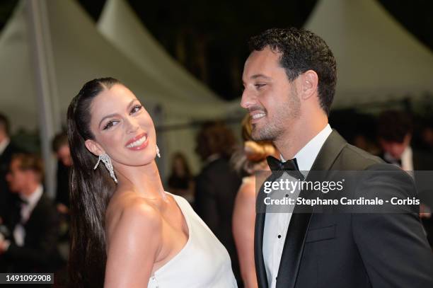 Iris Mittenaere and Diego El Glaoui attend the "Le Retour