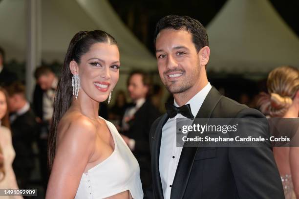 Iris Mittenaere and Diego El Glaoui attend the "Le Retour