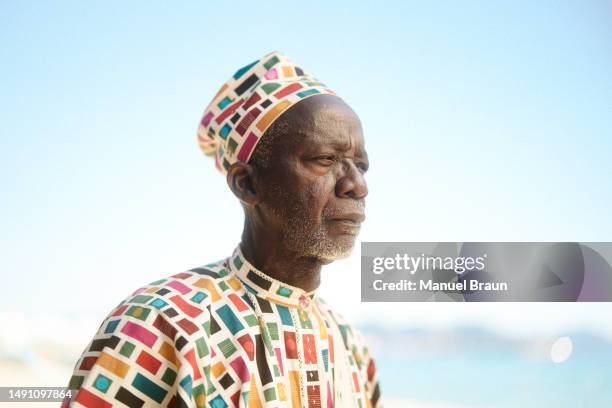 Film director Souleymane Cisse , award winner of the Carousel D'Or at La Quinzaine des Cineastes poses for a portrait shoot during the 76th Cannes...