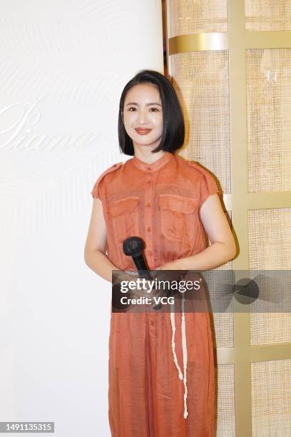 Actress/singer Ariel Lin Yi-chen attends Loro Piana event on May 17, 2023 in Hong Kong, China.