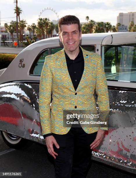 Perez Hilton attends Liberace's birthday celebration and charity benefit at Modern Showrooms on May 17, 2023 in Las Vegas, Nevada.