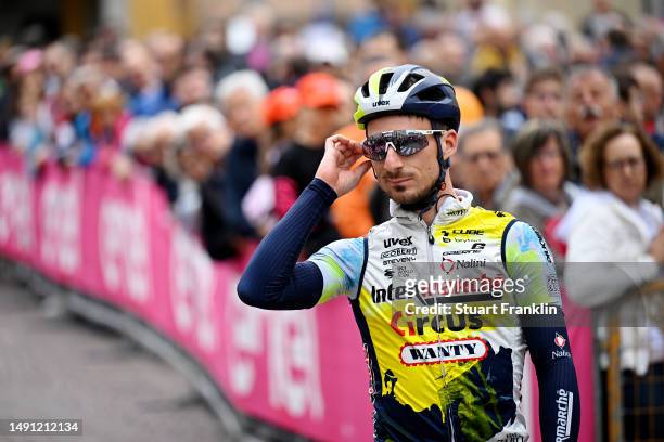 Niccolò Bonifazio of Italy and Team Intermarché - Circus - Wanty prior to the 106th Giro d'Italia 2023, Stage 12 a 185km stage from Bra to Rivoli /...
