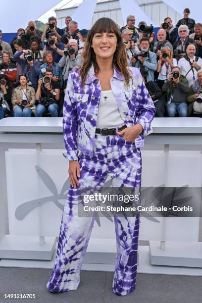 Juliette Armanet attends the "Rosalie" photocall at the 76th annual Cannes film festival at Palais des Festivals on May 18, 2023 in Cannes, France.